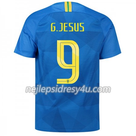 Fotbalový Dres Brazílie G.Gesus 9 Venkovní MS 2018